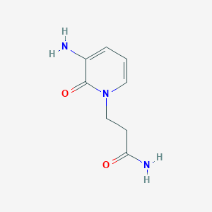 3-(3-Amino-2-oxo-1,2-dihydropyridin-1-YL)propanamide