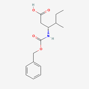 (3R)-3-{[(benzyloxy)carbonyl]amino}-4-methylhexanoic acid