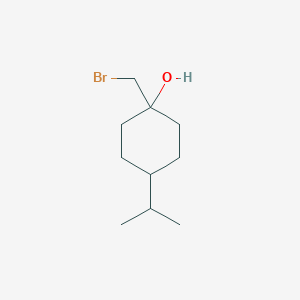 1-(Bromomethyl)-4-(propan-2-yl)cyclohexan-1-ol