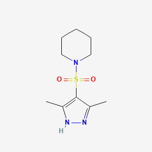 B1307706 1-(3,5-Dimethyl-1H-pyrazole-4-sulfonyl)-piperidine CAS No. 91141-46-7