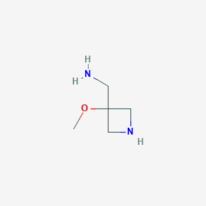 (3-Methoxyazetidin-3-yl)methanamine