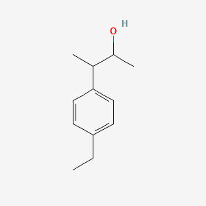 molecular formula C12H18O B13077125 3-(4-Ethylphenyl)butan-2-ol 