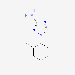 molecular formula C9H16N4 B13077139 1-(2-Methylcyclohexyl)-1H-1,2,4-triazol-3-amine 