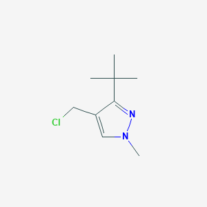 3-tert-butyl-4-(chloromethyl)-1-methyl-1H-pyrazole