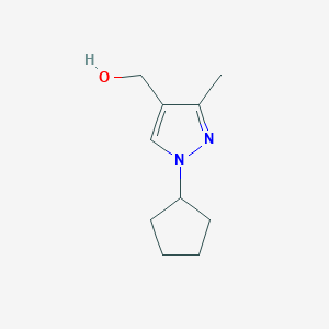 (1-Cyclopentyl-3-methyl-1H-pyrazol-4-YL)methanol