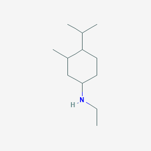 N-Ethyl-3-methyl-4-(propan-2-yl)cyclohexan-1-amine