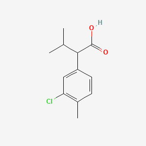 2-(3-Chloro-4-methylphenyl)-3-methylbutanoic acid