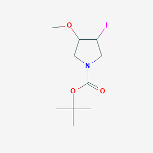 tert-Butyl 3-iodo-4-methoxypyrrolidine-1-carboxylate