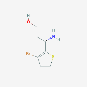 (3S)-3-Amino-3-(3-bromo(2-thienyl))propan-1-OL