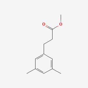 molecular formula C12H16O2 B13077256 Methyl 3-(3,5-dimethylphenyl)propanoate CAS No. 103234-48-6