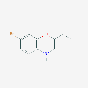 7-Bromo-2-ethyl-3,4-dihydro-2H-1,4-benzoxazine