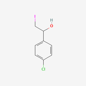 1-(4-Chlorophenyl)-2-iodoethanol