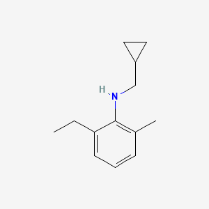 N-(cyclopropylmethyl)-2-ethyl-6-methylaniline