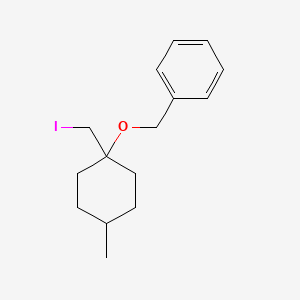 ({[1-(Iodomethyl)-4-methylcyclohexyl]oxy}methyl)benzene