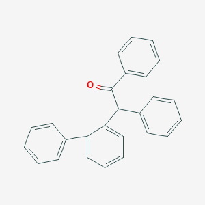 molecular formula C26H20O B13077366 2-([1,1'-Biphenyl]-2-yl)-1,2-diphenylethanone 