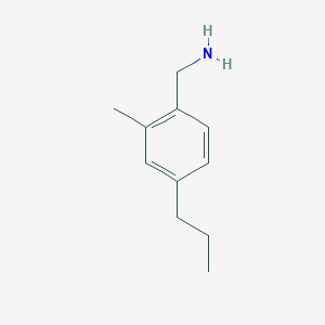 (2-Methyl-4-propylphenyl)methanamine