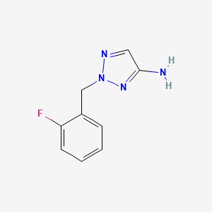 2-[(2-Fluorophenyl)methyl]-2H-1,2,3-triazol-4-amine