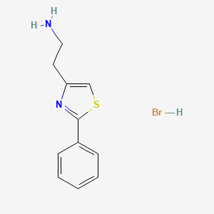 2-(2-Phenyl-1,3-thiazol-4-yl)ethan-1-amine hydrobromide