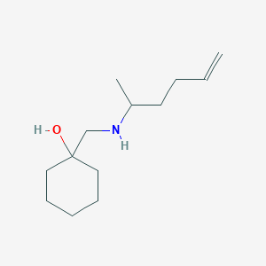 1-{[(Hex-5-en-2-yl)amino]methyl}cyclohexan-1-ol