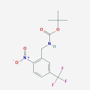 tert-Butyl 2-nitro-5-(trifluoromethyl)benzylcarbamate