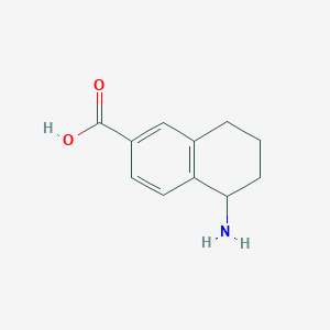 5-Amino-5,6,7,8-tetrahydronaphthalene-2-carboxylic acid