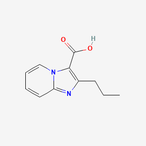 molecular formula C11H12N2O2 B13077538 2-Propylimidazo[1,2-a]pyridine-3-carboxylic acid 