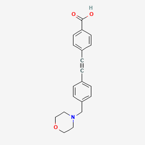 4-((4-(Morpholinomethyl)phenyl)ethynyl) benzoic acid