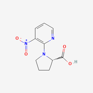 (S)-1-(3-Nitropyridin-2-yl)pyrrolidine-2-carboxylic acid