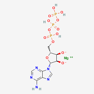 magnesium;(2R,3R,4S,5R)-2-(6-aminopurin-9-yl)-5-[[hydroxy-[hydroxy(phosphonooxy)phosphoryl]oxyphosphoryl]oxymethyl]oxolane-3,4-diolate