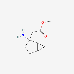 Methyl 2-{2-aminobicyclo[3.1.0]hexan-2-yl}acetate