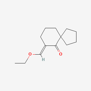 7-(Ethoxymethylidene)spiro[4.5]decan-6-one