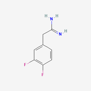 B1307770 2-(3,4-Difluorophenyl)acetimidamide CAS No. 885965-89-9