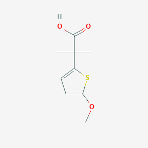 2-(5-Methoxythiophen-2-yl)-2-methylpropanoic acid