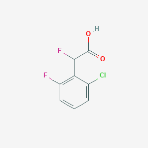 2-(2-Chloro-6-fluorophenyl)-2-fluoroacetic acid