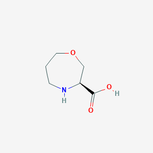 (3S)-1,4-Oxazepane-3-carboxylic acid