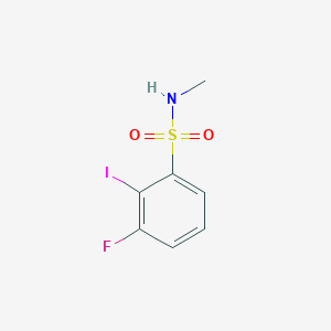 3-Fluoro-2-iodo-N-methylbenzene-1-sulfonamide