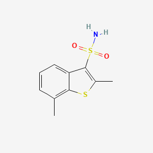 2,7-Dimethyl-1-benzothiophene-3-sulfonamide