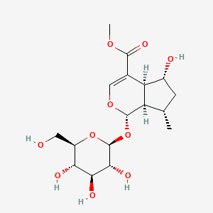 molecular formula C17H26O10 B13077819 Dihydrocornin 