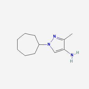 1-cycloheptyl-3-methyl-1H-pyrazol-4-amine