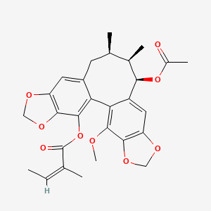 molecular formula C28H30O9 B13077839 KadusurainB 