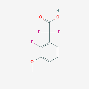 2,2-Difluoro-2-(2-fluoro-3-methoxyphenyl)acetic acid