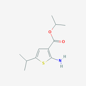B1307788 Isopropyl 2-amino-5-isopropylthiophene-3-carboxylate CAS No. 524732-40-9