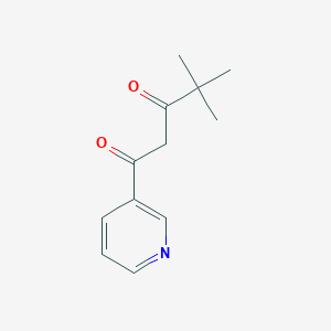 4,4-Dimethyl-1-(pyridin-3-yl)pentane-1,3-dione