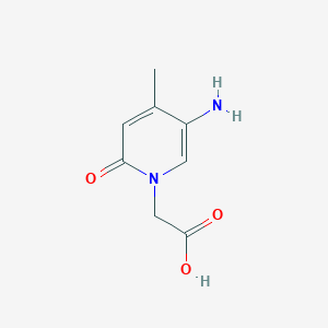 2-(5-Amino-4-methyl-2-oxo-1,2-dihydropyridin-1-yl)acetic acid