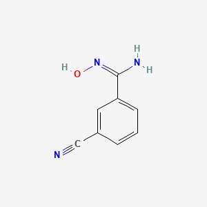 (E)-3-cyano-N'-hydroxybenzene-1-carboximidamide