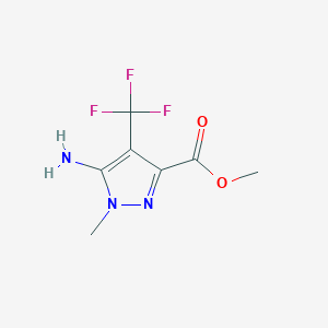 Methyl 5-amino-1-methyl-4-(trifluoromethyl)-1H-pyrazole-3-carboxylate