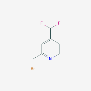 2-(Bromomethyl)-4-(difluoromethyl)pyridine