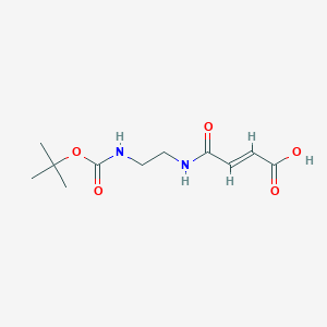 4-((2-((tert-Butoxycarbonyl)amino)ethyl)amino)-4-oxobut-2-enoic acid