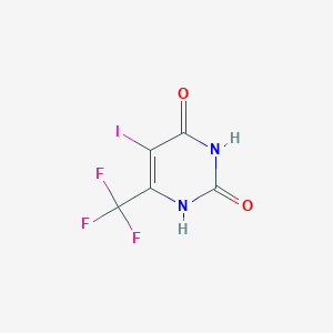 5-Iodo-6-(trifluoromethyl)pyrimidine-2,4-diol