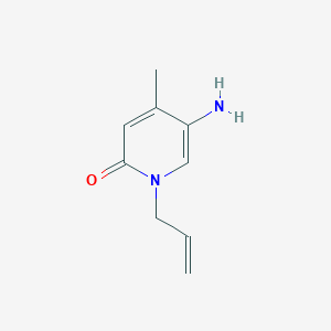 5-Amino-4-methyl-1-(prop-2-EN-1-YL)-1,2-dihydropyridin-2-one